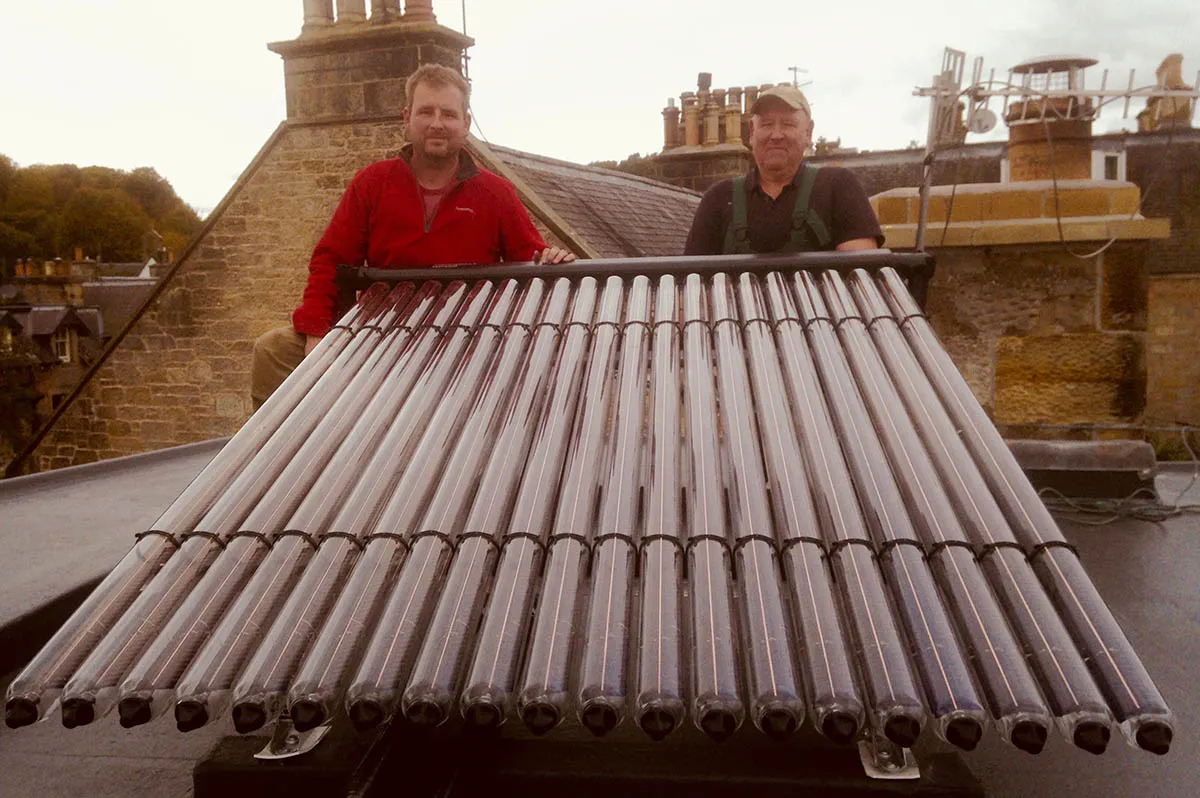 Heating system in West Linton home