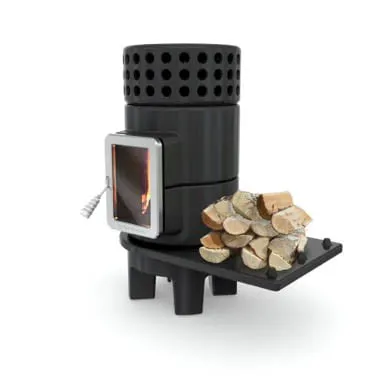 stack stove round stack