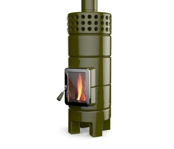 stack stove round stack