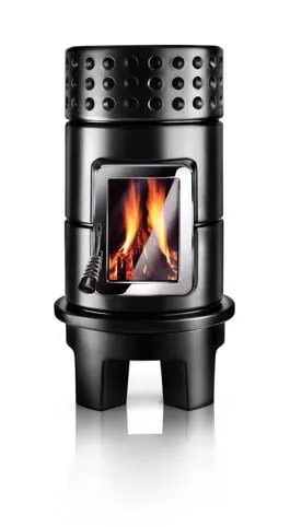 stack stove round stack